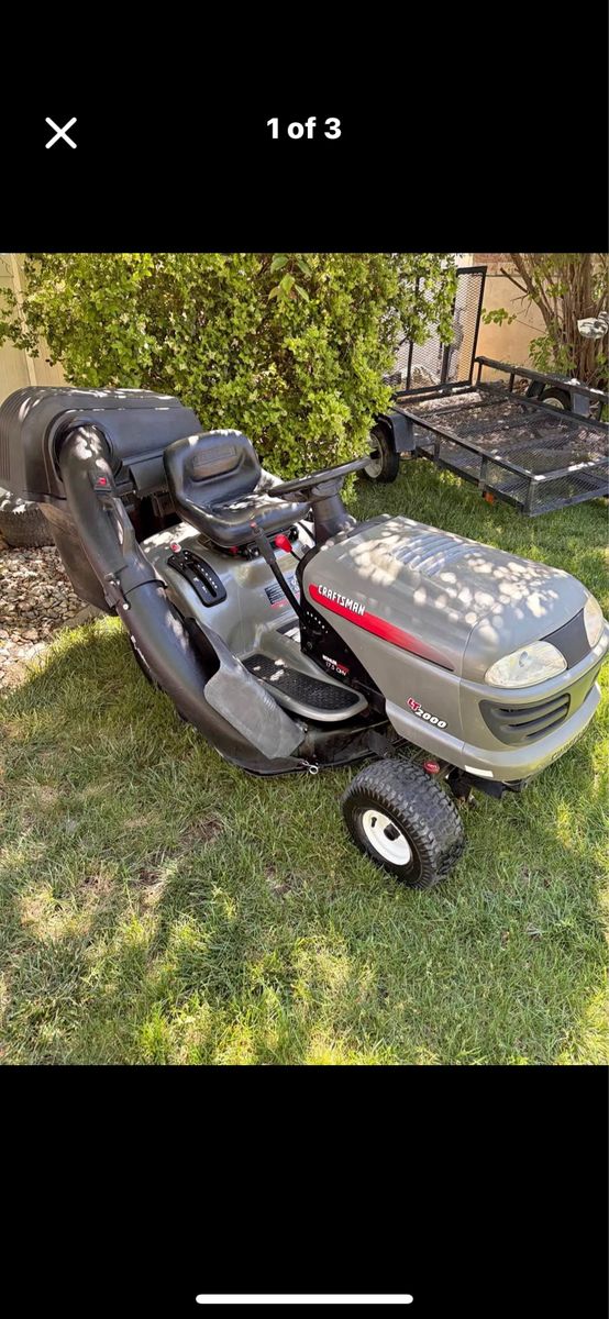 Craftsman riding mower
