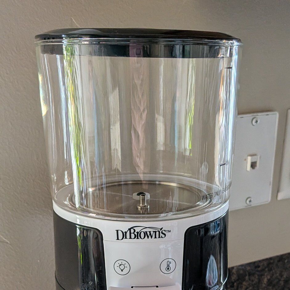Dr. Brown's Insta-Prep Warm Water Dispenser for Fast Formula Prep, 1.5L Glass Tank, Adjustable Temp.