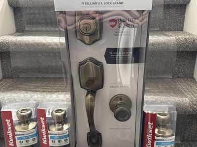 Door Handles with Locking Entry