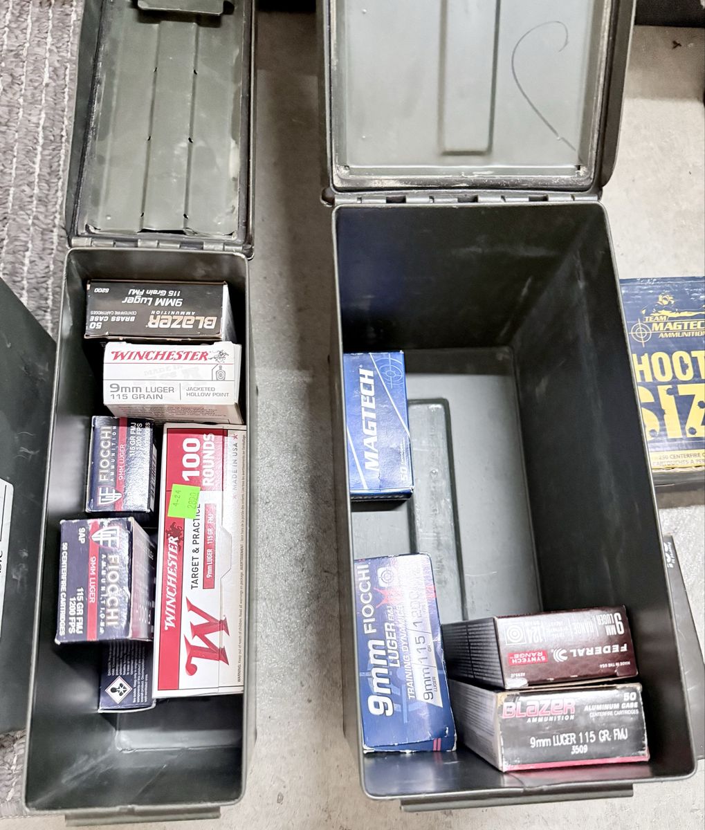 9MM Ammo New, All Factory Brass