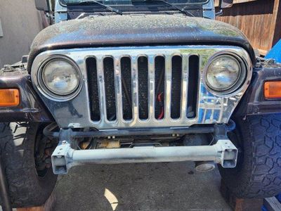 Chrome TJ Wrangler grill insert