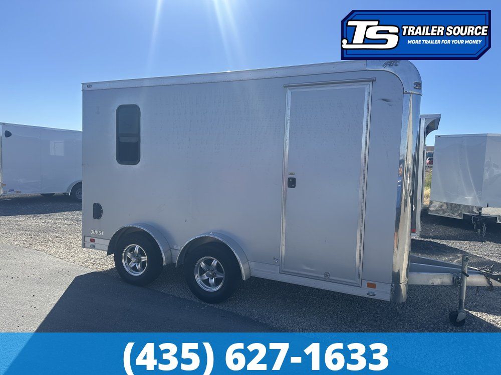 7.5x14 ATC  Enclosed Cargo Trailer - 7K GVWR - Alloy Wheels, Roof Vent, Windows