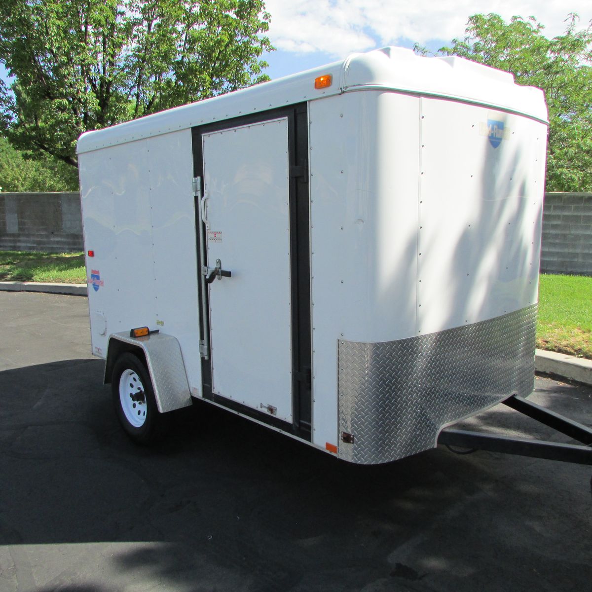 6x6x10 Enclosed Cargo Trailer W/ Ramp and Side Door  Interstate Load Runner