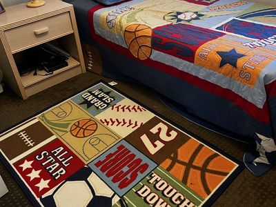 Sports Themed Kids bedroom decor