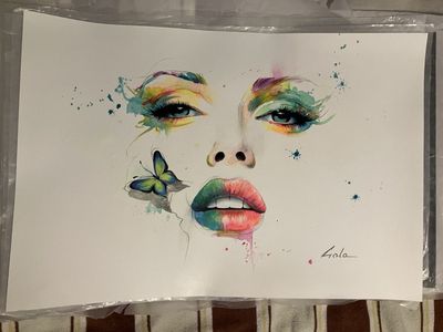 34 woman portrait art