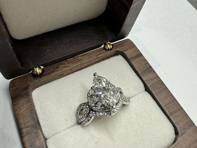 3.25 CT TDW Lab-Grown Diamond Wedding Set (14K White Gold) – Appraised at $9,288