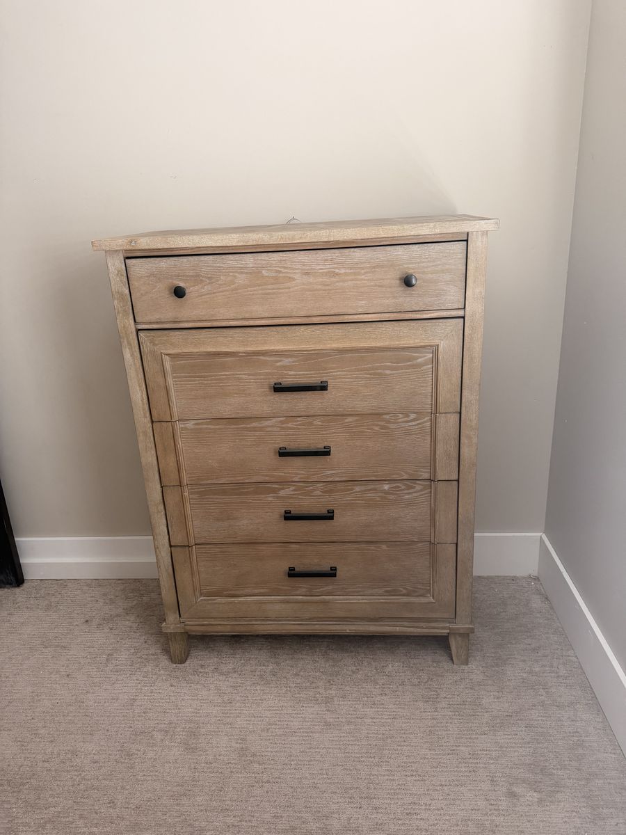 Solid wood dresser