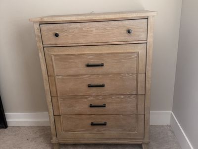 Solid wood dresser