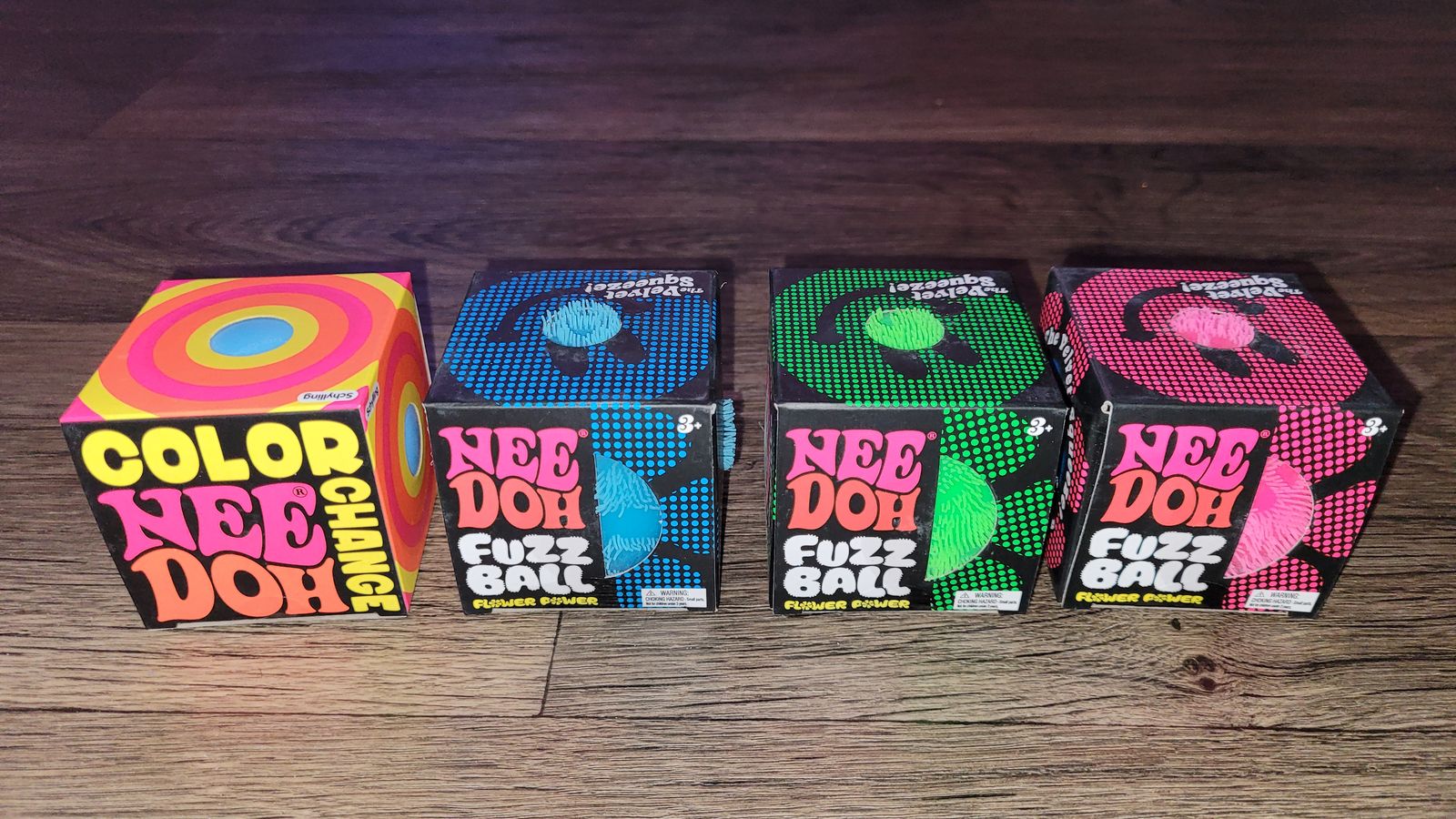NEE DOH COLOR CHANGE BALL &  FUZZY BALL