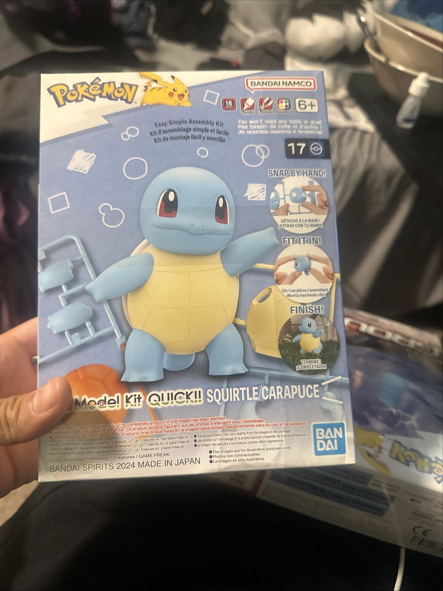 Bandai Namco Pokemon Model Kit Quick!! Squirtle Easy Assembly