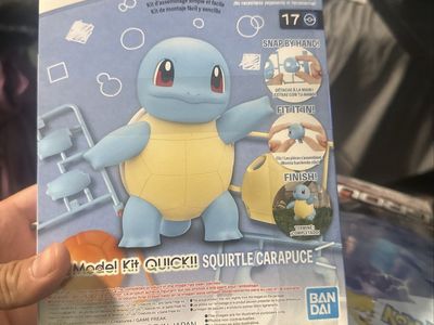 Bandai Namco Pokemon Model Kit Quick!! Squirtle Easy Assembly