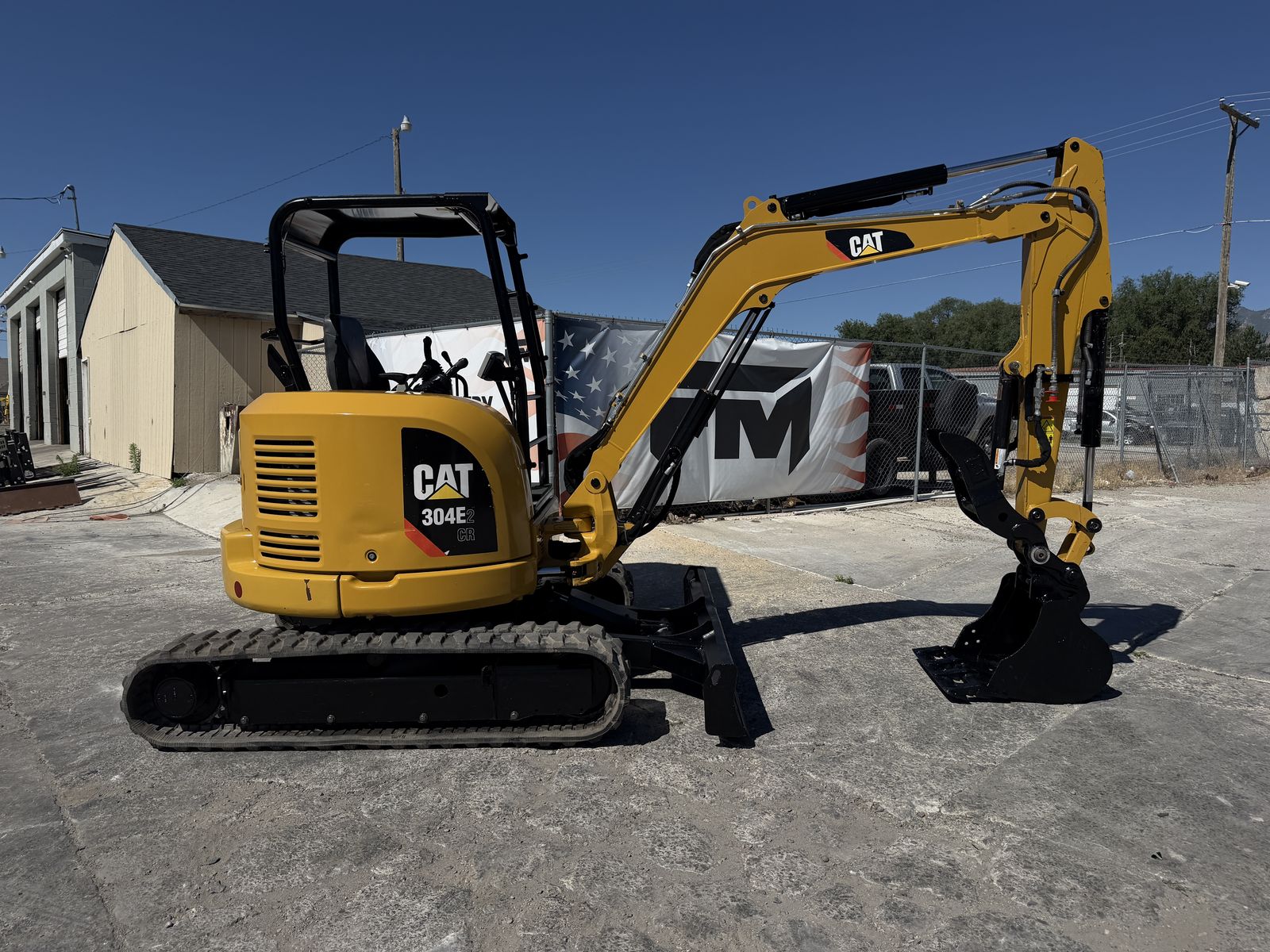 Cat 304E2 Mini Excavator Tractor Ready To Work