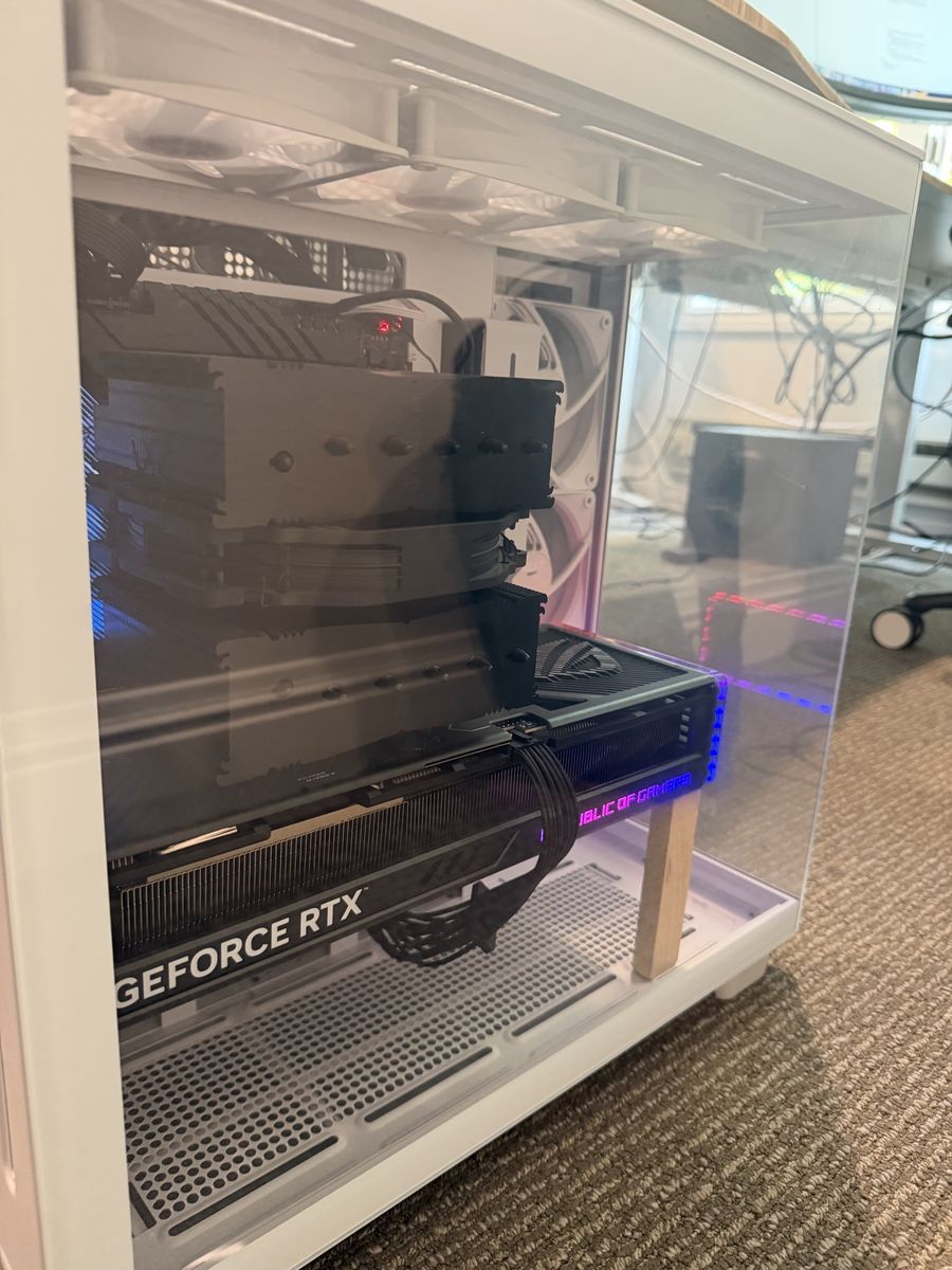 Custom Gaming Desktop PC with GeForce RTX ROG Strix 4090 Graphics Card and White Case, i9, 64 GB DDR5 RAM