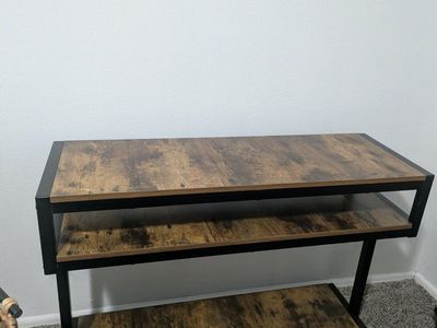 Rustic Brown Entry Way Table or TV Stand