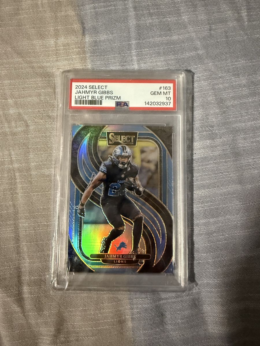 Jahmyr Gibbs Light Blue Prism 7/99 PSA 10