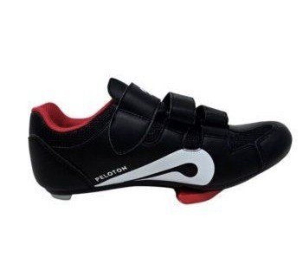 Peloton Cycling Shoes - Men's Black & Red Clip-In, Size US 13 / EU 47