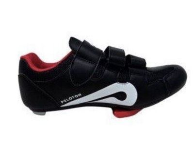 Peloton Cycling Shoes - Men's Black & Red Clip-In, Size US 13 / EU 47