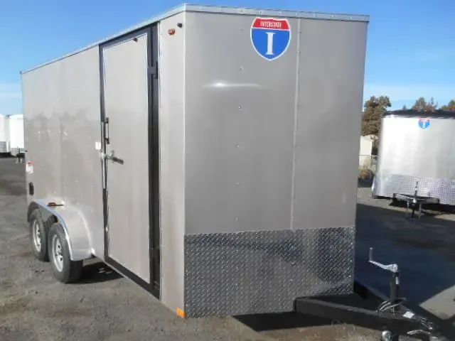 7X14 Interstate Victory V-Nose Cargo Trailer FREE INSPECTION