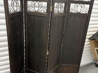 Decorative Folding Room Divider Privacy Screens – Set of 2