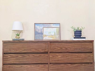 Vintage THONET Contract Furniture Mid Century Modern Walnut 6 Drawer Dresser