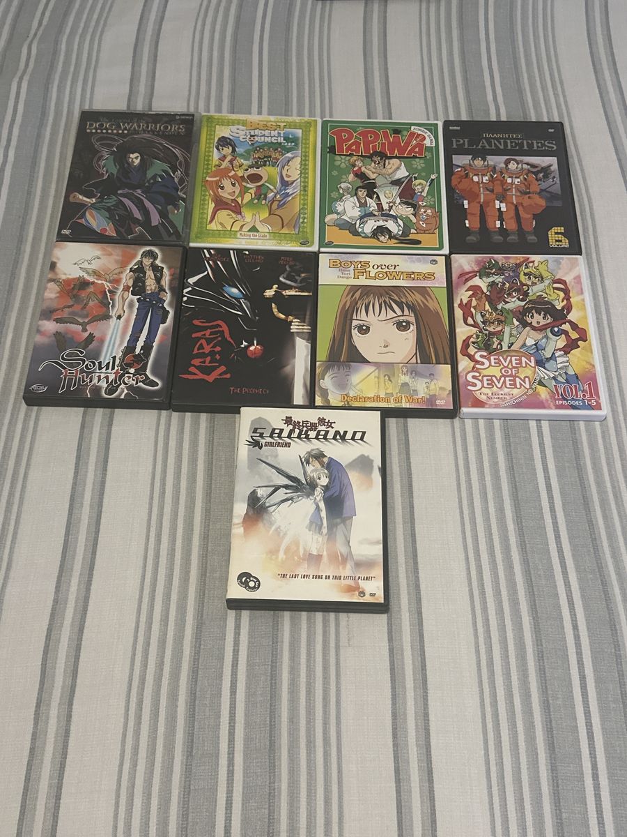 9 Anime DVDS $10 Each