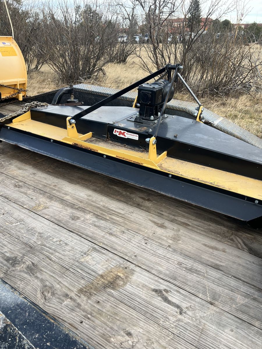 8’ five blade finish mower.