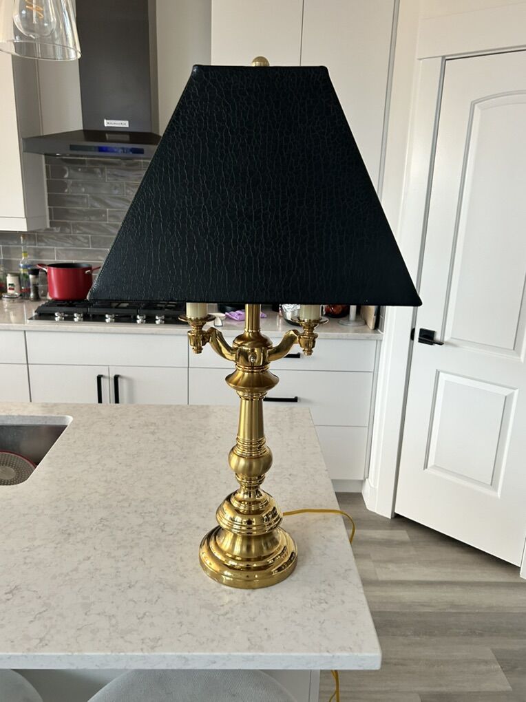 Stiffel 4-Bulb Torchiere Candelabra Lamp.