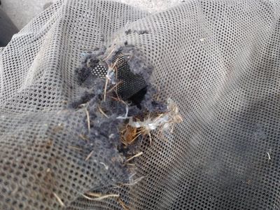 MTD two bag grass catcher model is in the picture