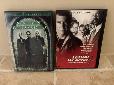 Lethal Weapon 4 & Matrix Reloaded On DVD
