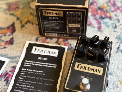 Friedman BE-OD Overdrive guitar pedal