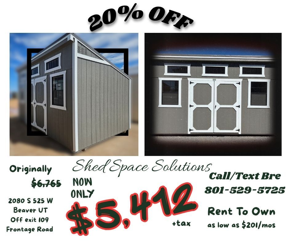 Sheds Storage Barn Playhouse Casitas ADU Garden Hobby Workshop Studio ManCave SheShed