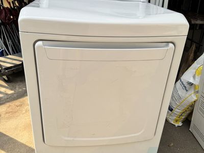 LG DLE7100W White Electric Dryer with Sensor Dry Technology
