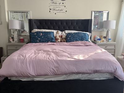 Complete 7-Piece Luxury KING Bedroom Set