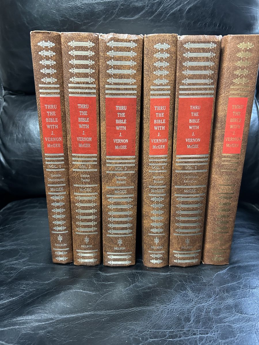 Thru the Bible with J. Vernon McGee Complete 6-Volume Set Hardcover