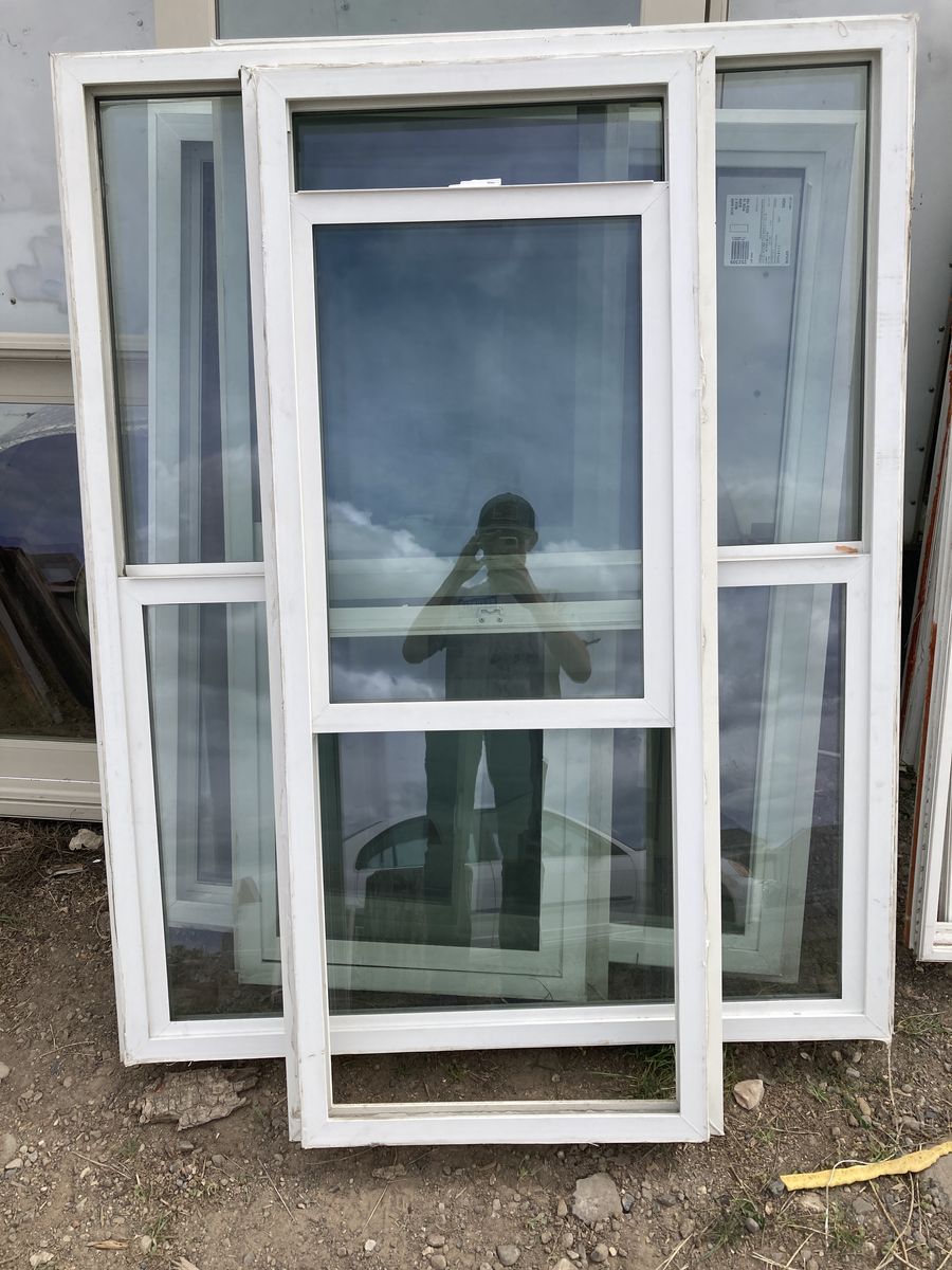 White Used Window