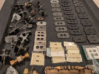 Vintage handles and outlet covers