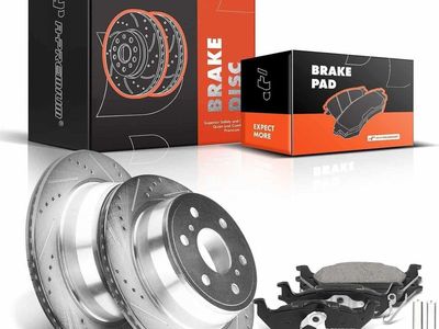 Rear Rotors & Pads 2007-2014 Escalade, Avalanche, Silverado,Tahoe, Suburban, Sierra NEW