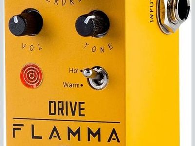 FLAMMA FC07 Drive Overdrive Guitar Pedal with 2 Modes - Hot and Warm