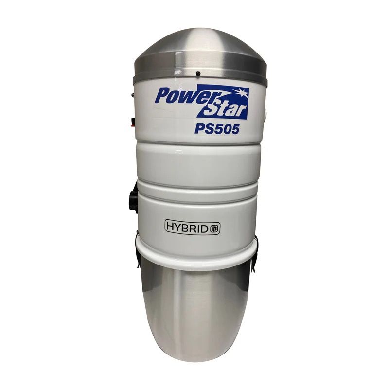 This PowerStar PS505S Central Vacuum Power Unit Only with mounting bracket.