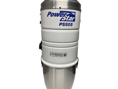 This PowerStar PS505S Central Vacuum Power Unit Only with mounting bracket.