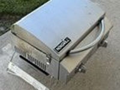 Stainless Steel 2-Burner Portable BBQ Grill – $75