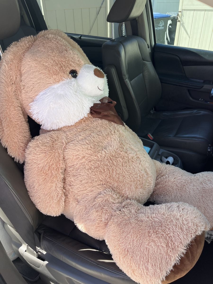 Giant Stuffed Bunny Plush Toy - Extra Large Cuddly Companion for All Ages