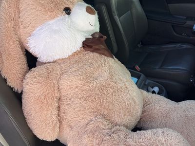 Giant Stuffed Bunny Plush Toy - Extra Large Cuddly Companion for All Ages