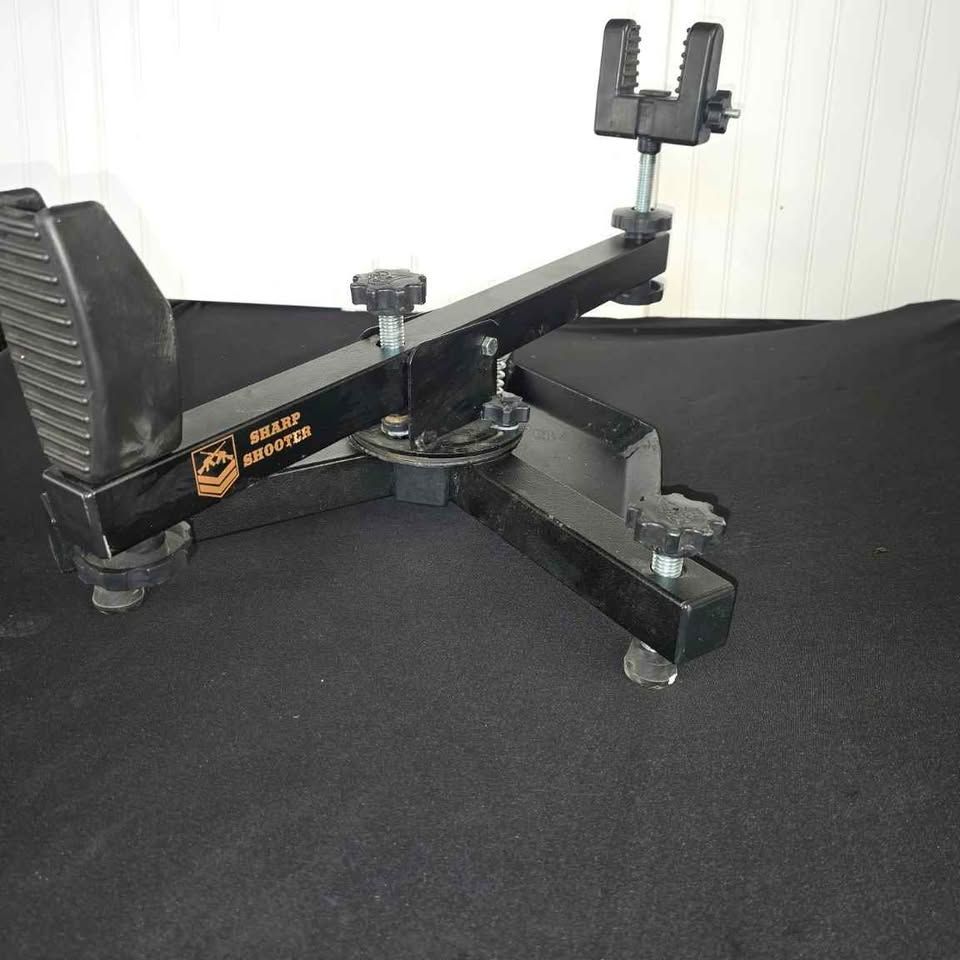 Shooting Sled / Rifle Rest – Adjustable “Sharp Shooter” – Great Condition