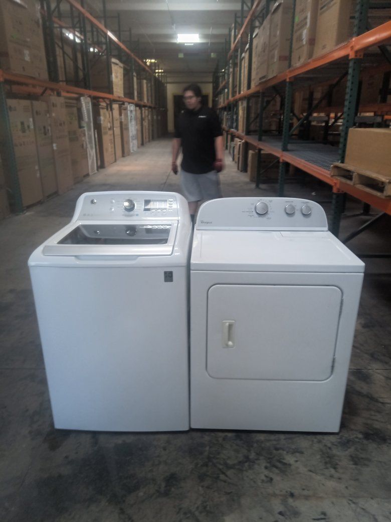 GE washer Whirlpool electric dryer