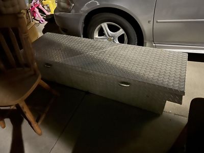Truck bed storage box
