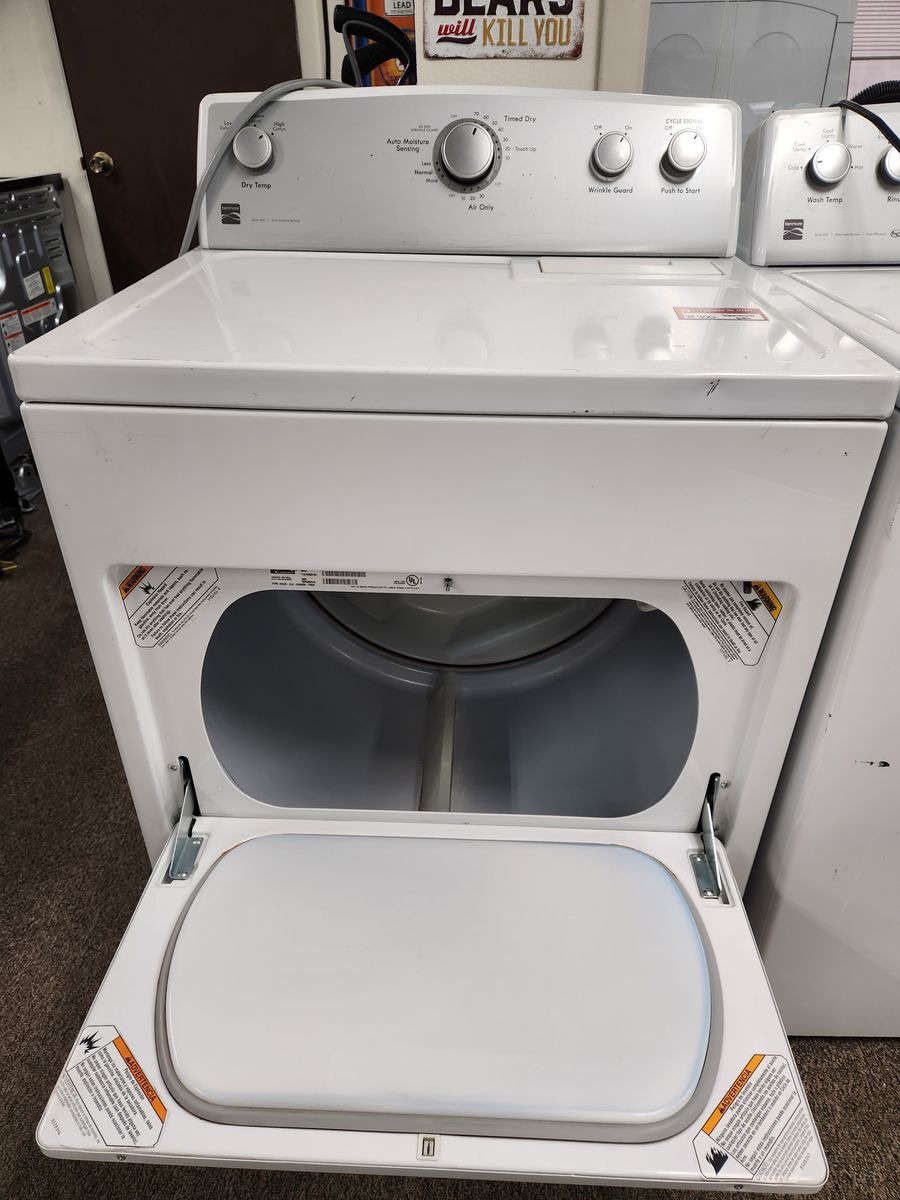 GREAT KENMORE TOPLOAD WASHER AND ELECTRIC DRYER SET! W-WARRANTY