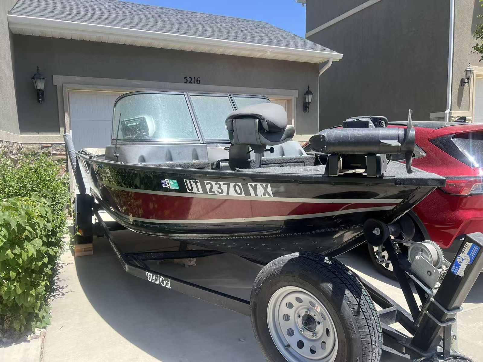 2016 aluminum craft fishing boat with 115 hp Yamaha