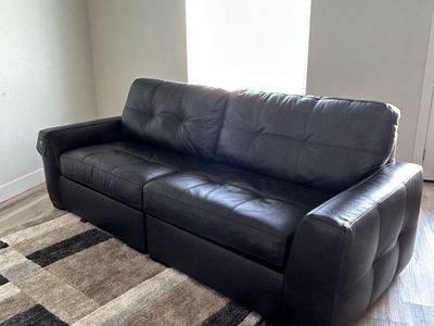 Like New Ashley Leather Couch