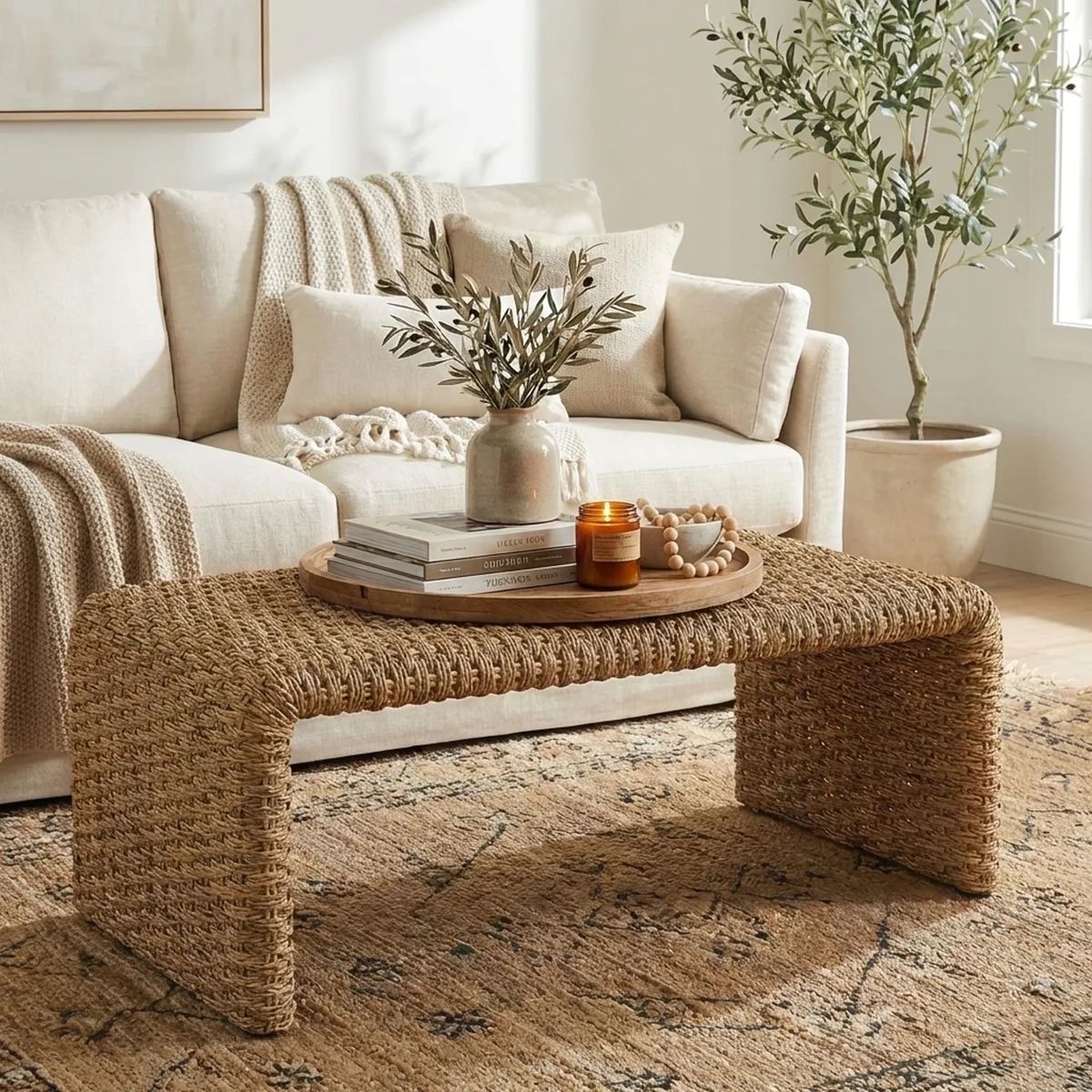 VAINE ABACA COFFEE TABLE OBO